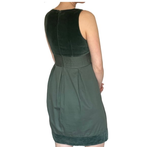 Uttam Boutique Embroidered Cotton dress, Green, Sz UK M - Picture 4 of 15